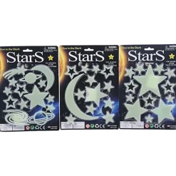 Glow in the Dark Stars (3 Assorted Styles)