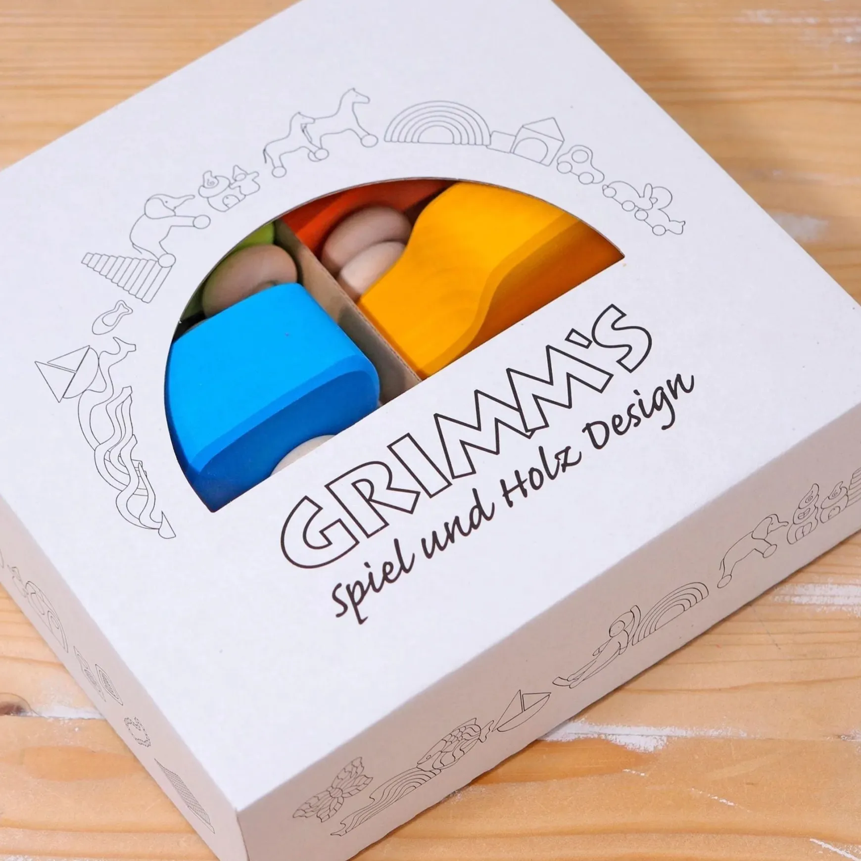 Grimm's Cars Coloured, set of 6