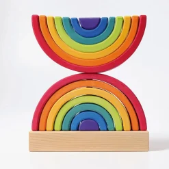 Grimm's Stacking Tower Double Rainbow