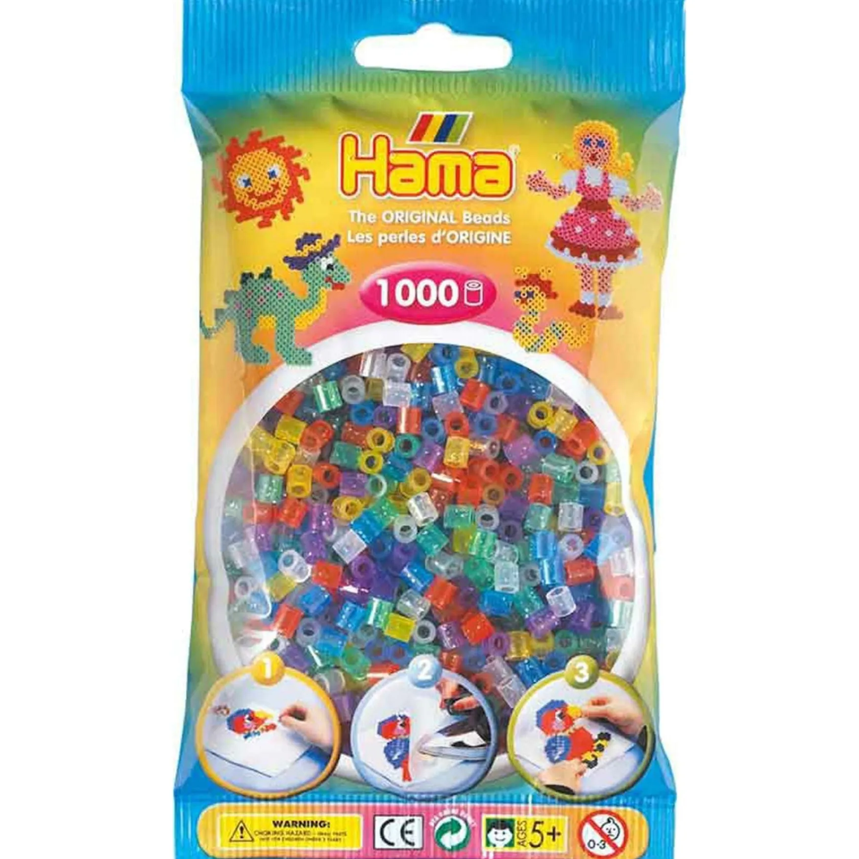 Hama Beads - 1000 Bead Pack (14 variants)
