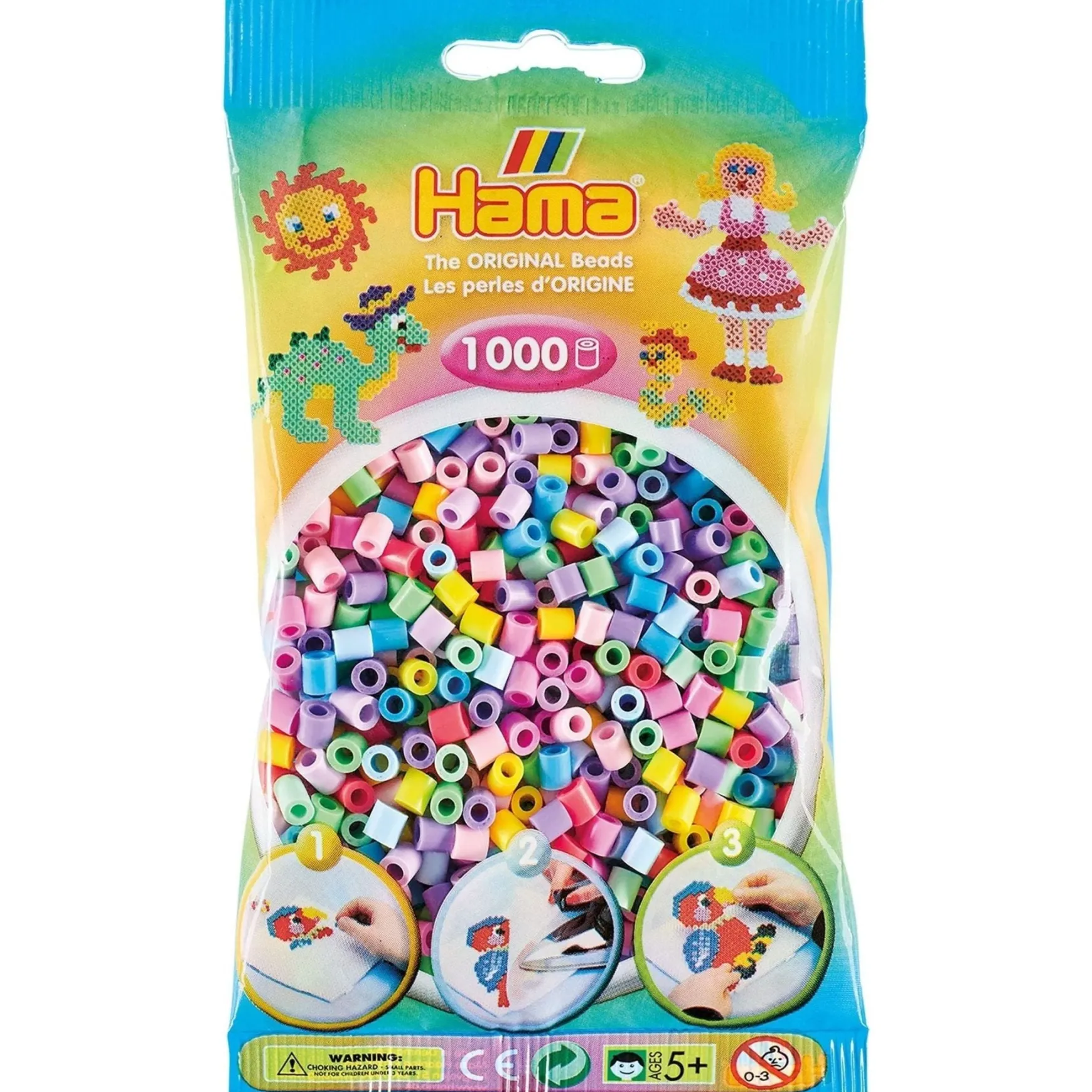 Hama Beads - 1000 Bead Pack (14 variants)