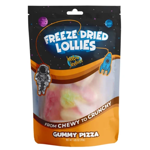 Heebie Jeebies | Freeze Dried Gummy Pizza Lollies | Large