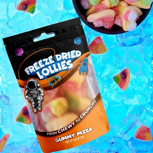 Heebie Jeebies | Freeze Dried Gummy Pizza Lollies | Mini