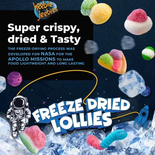 Heebie Jeebies | Freeze Dried Pineapple Lollies | Mini