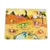 2 in 1 Peg Puzzle - Dinosaurs