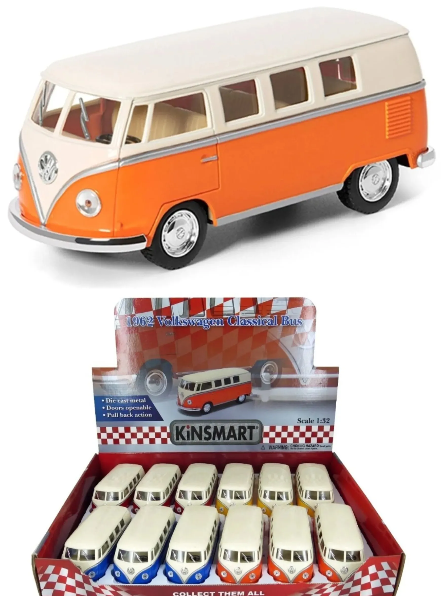 Ivory Top Classic VW Combi (Assorted)
