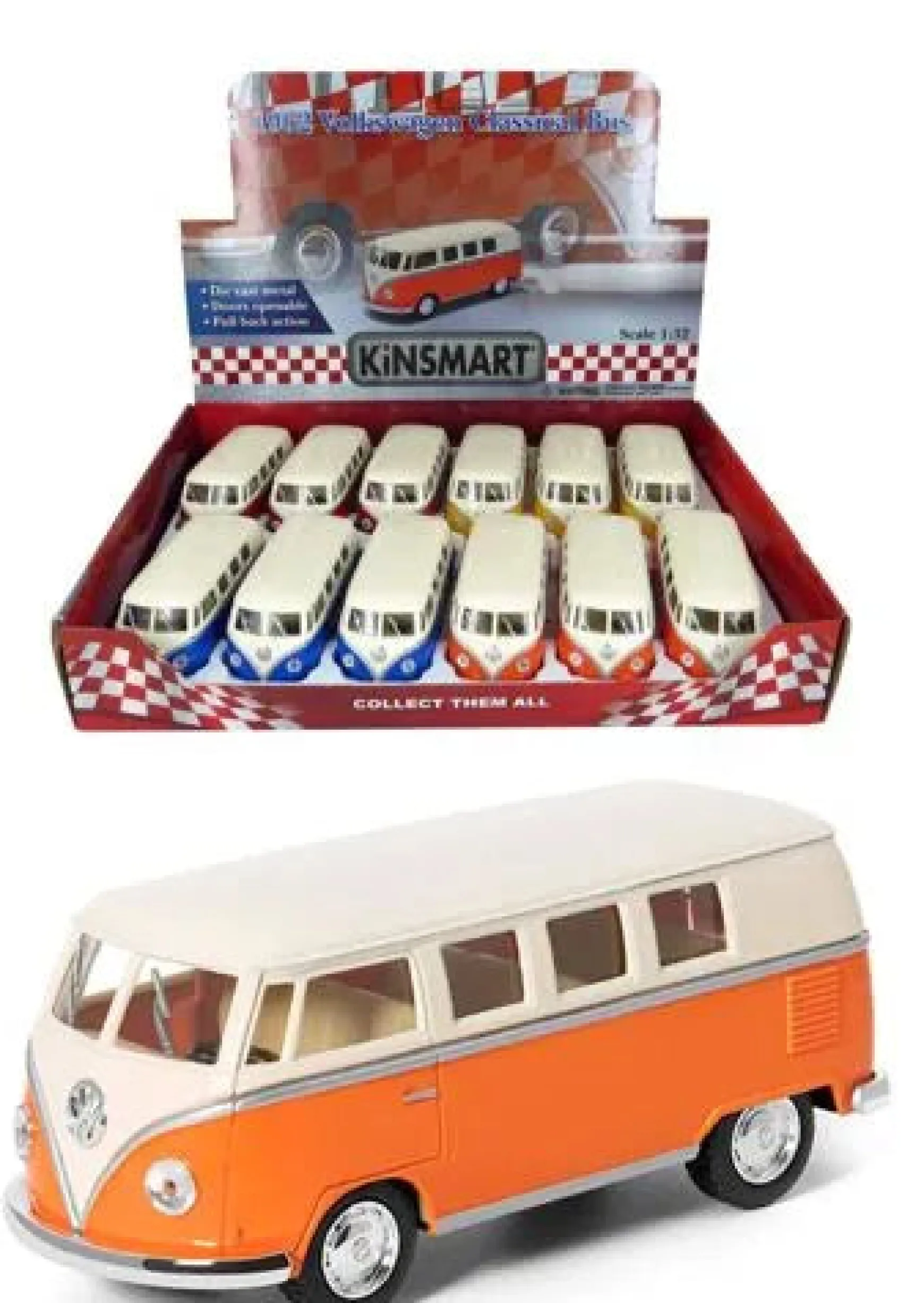 Ivory Top Classic VW Combi (Assorted)