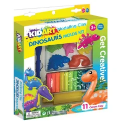 KidArt | Modelling Clay Molds Kit | Dinosaurs