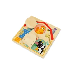 Latches Activity Wooden Puzzle Board