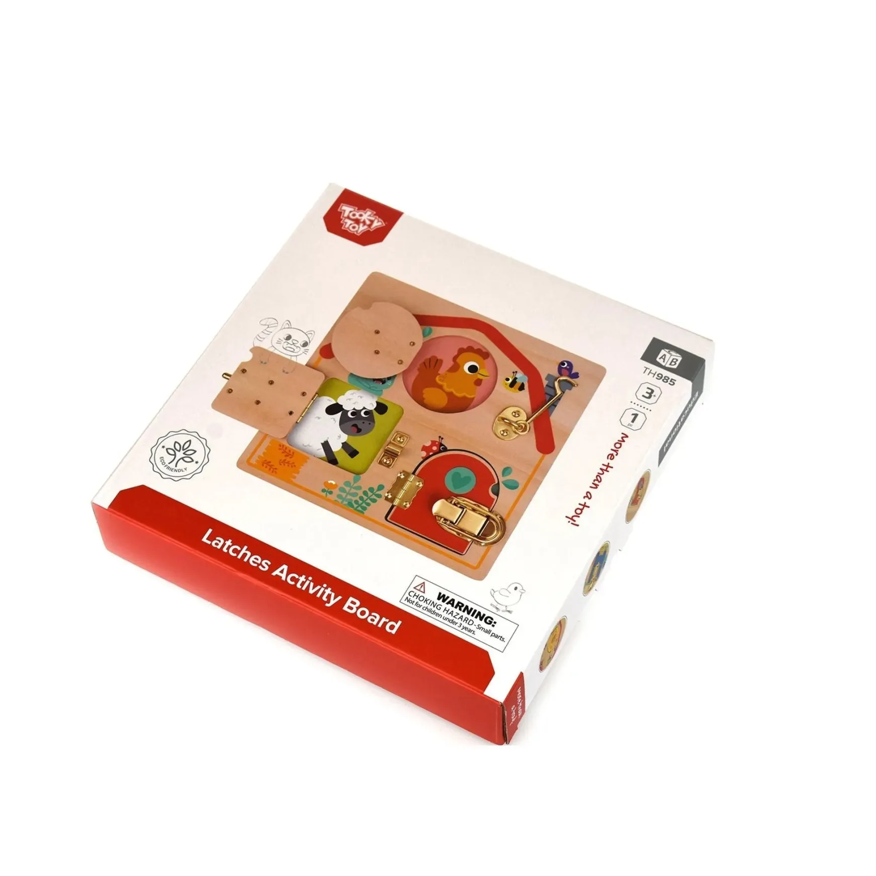 Latches Activity Wooden Puzzle Board