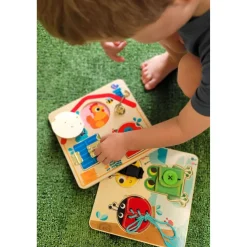 Latches Activity Wooden Puzzle Board