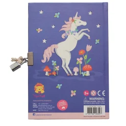 Lockable Diary - Unicorn Rainbows