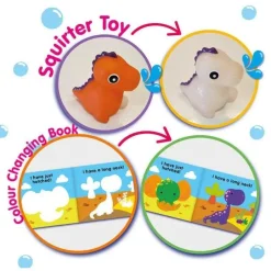Magic Colour Changing Bath Time Book and Toy