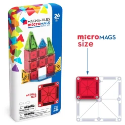 Magna-Tiles - microMAGS Travel Set - 26 Piece Set