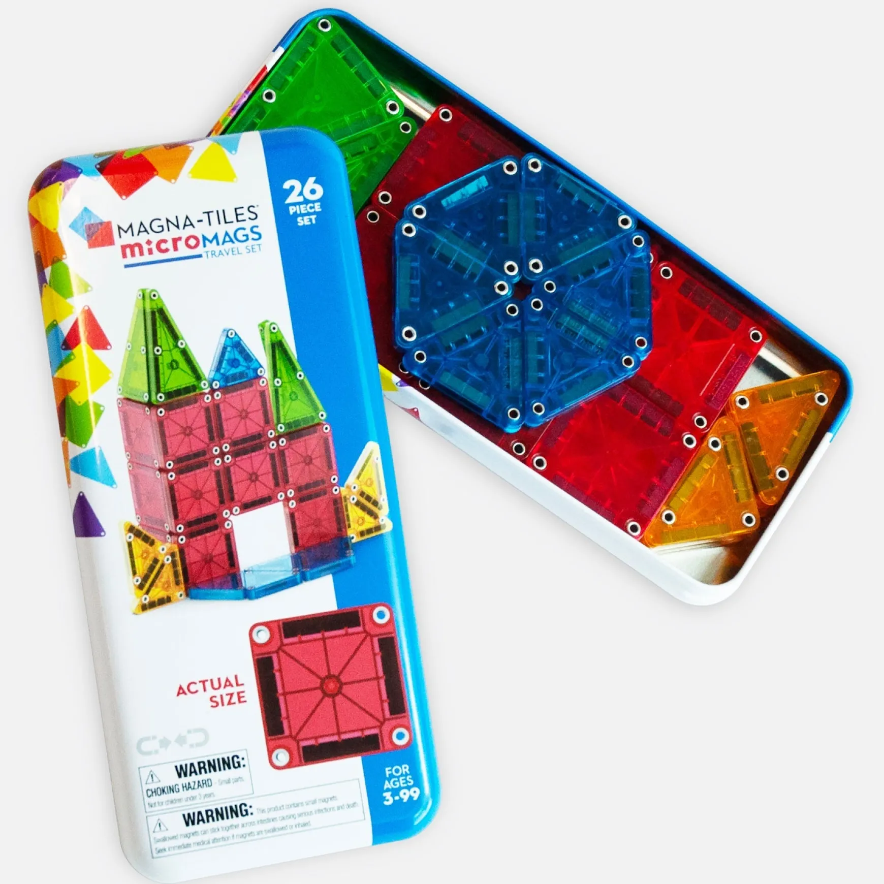 Magna-Tiles - microMAGS Travel Set - 26 Piece Set