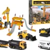 Majorette | Creatix Volvo Construction u0026 5 Vehicles Set