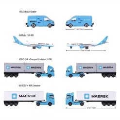 Majorette | Maersk Transport Vehicle (3 Assorted)