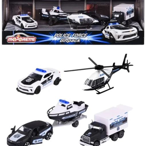 Majorette | Police Force 4 Piece Gift Set