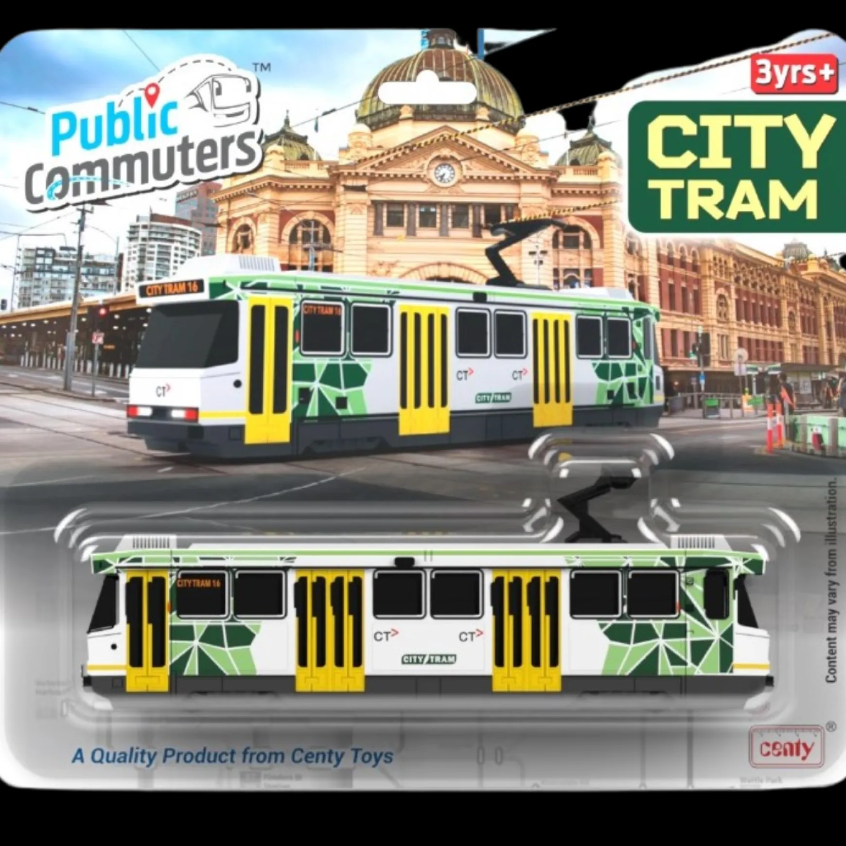 Melbourne City Tram | Diecast Pull Back
