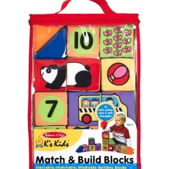 Melissa u0026 Doug - Match u0026 Build Blocks