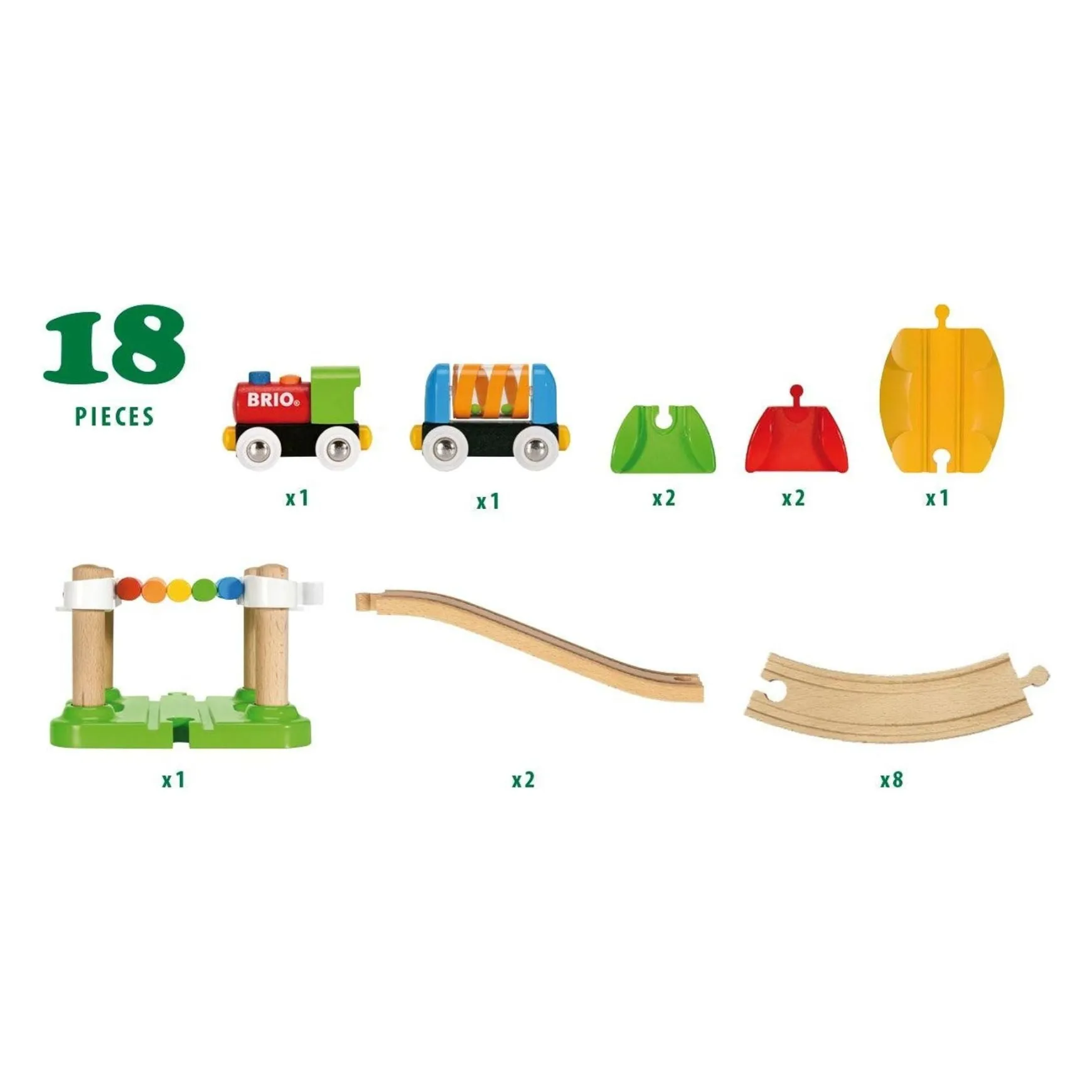 My First - Railway Beginner Pack 18 pcs