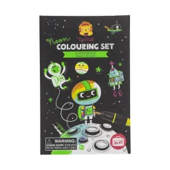 Neon Colouring Set - Outer Space