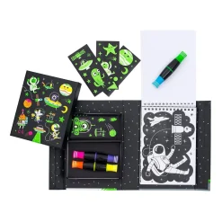 Neon Colouring Set - Outer Space