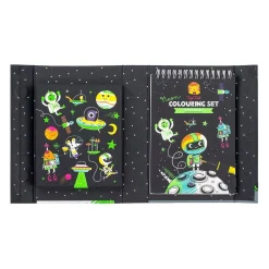 Neon Colouring Set - Outer Space