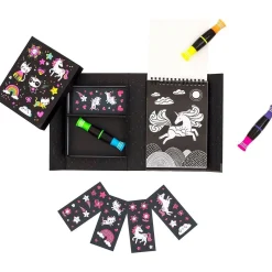 Neon Colouring Set - Unicorns and Friends