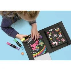 Neon Colouring Set - Unicorns and Friends
