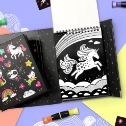 Neon Colouring Set - Unicorns and Friends
