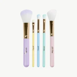 Oh Flossy 5-Piece Rainbow Makeup Brush Set