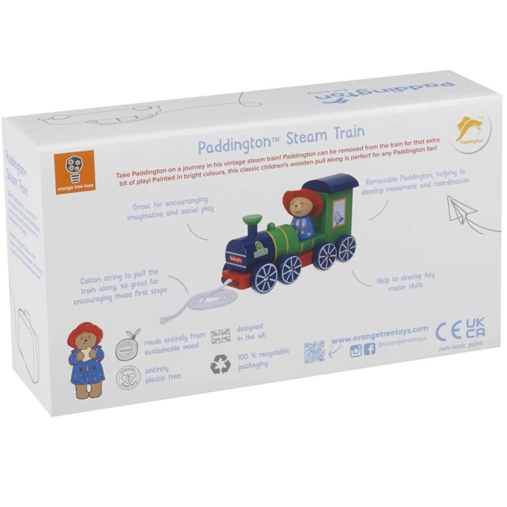 Paddington Wooden Steam Train Pull Along