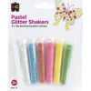 Pastel Glitter Shakers - Pack of 6