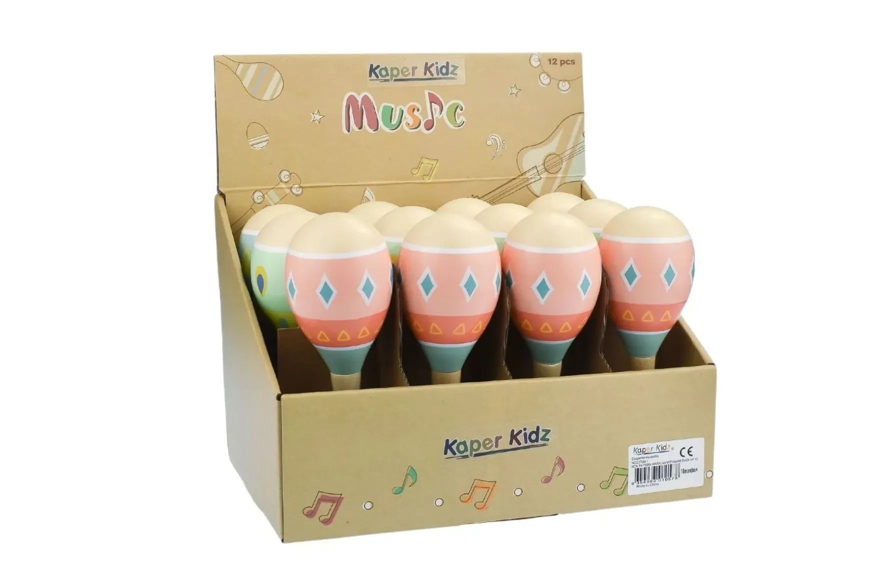 Pattern Play Maracas With Base