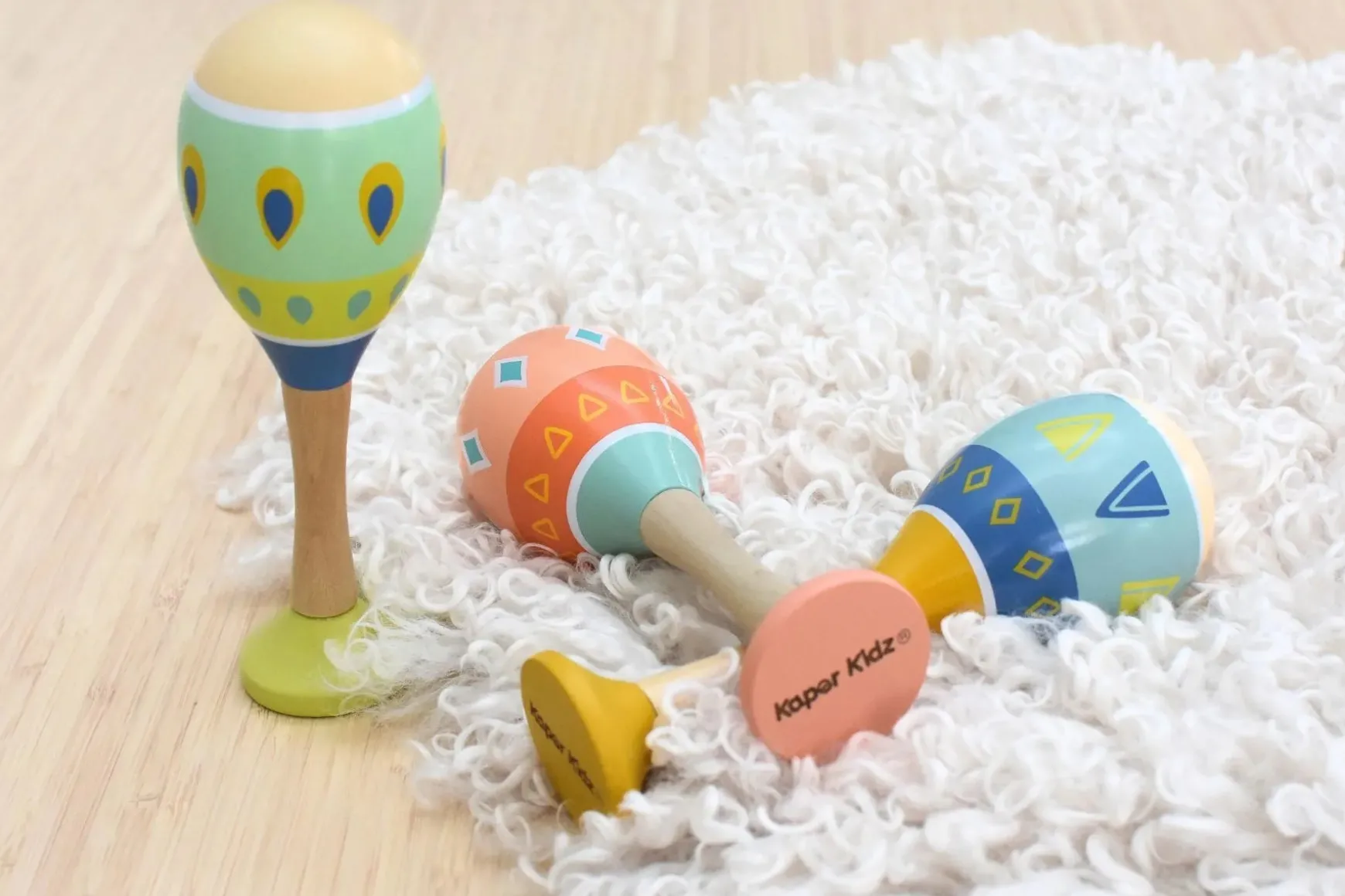 Pattern Play Maracas With Base