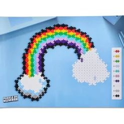 Plus-Plus Puzzle By Number - Rainbow 500 Pieces