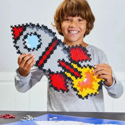 Plus-Plus Puzzle by Number - Rocket 500 Pieces