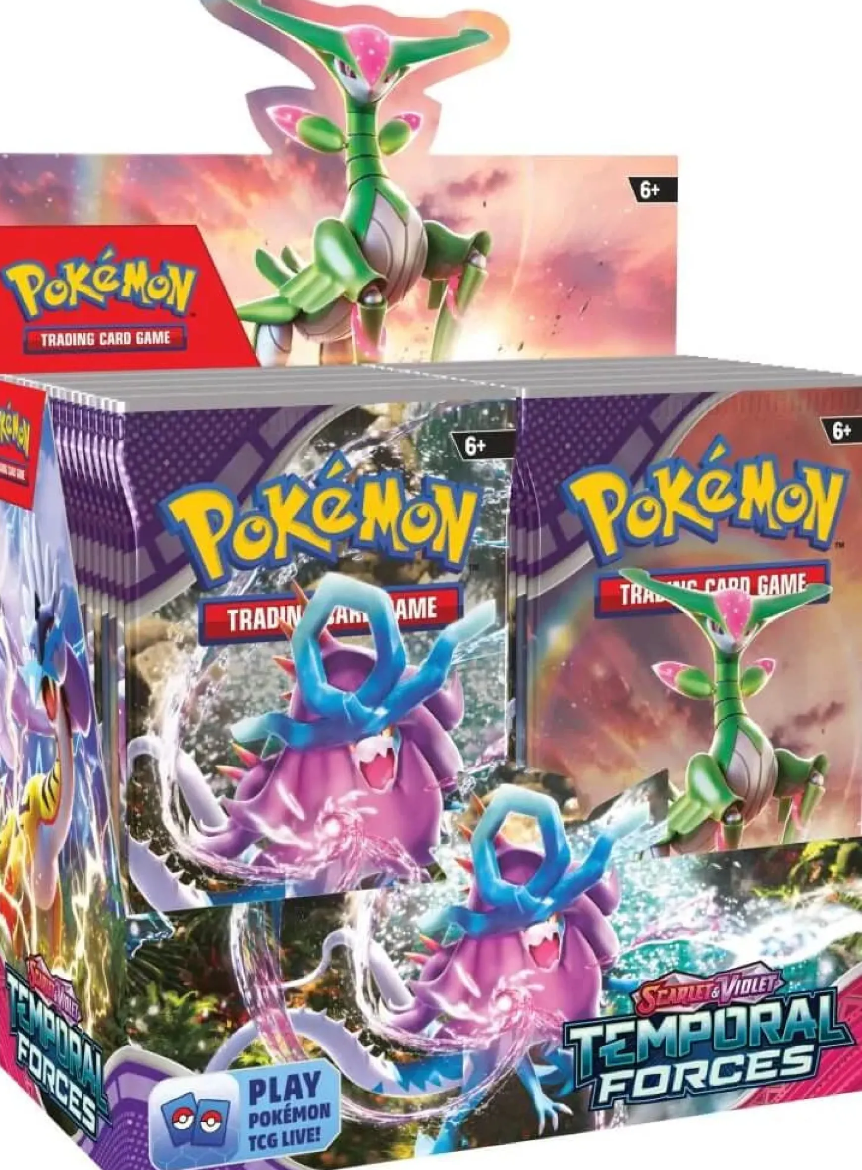 POKEMON TCG Scarlet u0026 Violet 5 Temporal Forces Booster