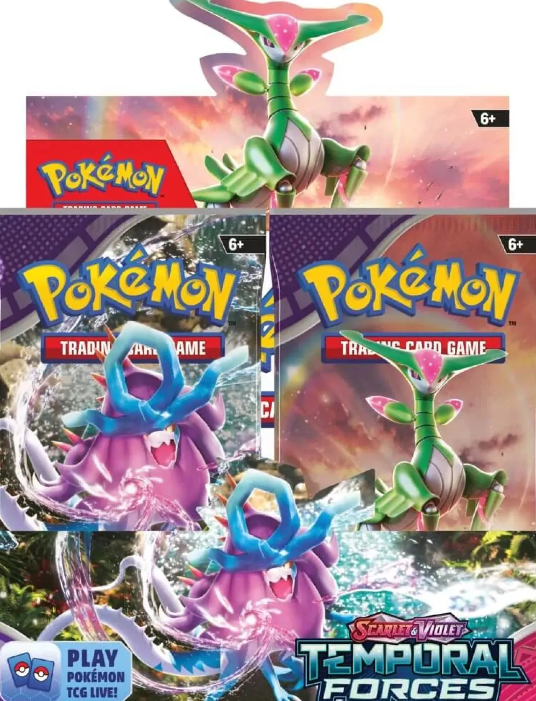 POKEMON TCG Scarlet u0026 Violet 5 Temporal Forces Booster