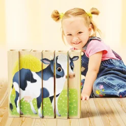 Quercetti | Four Puzzle Farm Animals