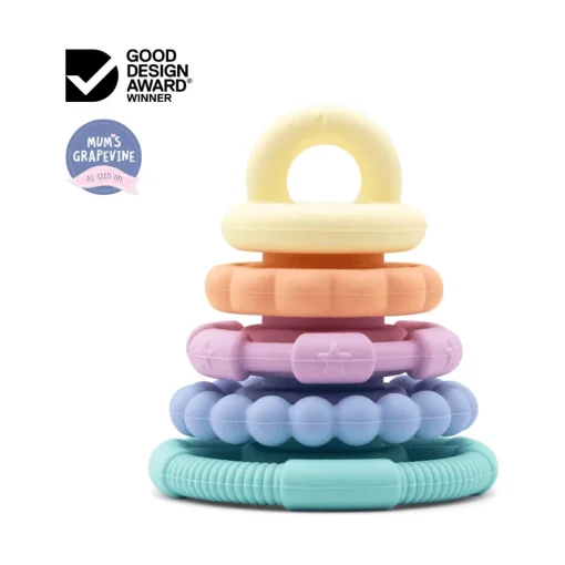 Rainbow Stacker and Teether Toy