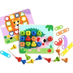 Rainbow Stacking Pegs