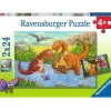 Ravensburger - Dinosaurs at play 2x24 Pieces