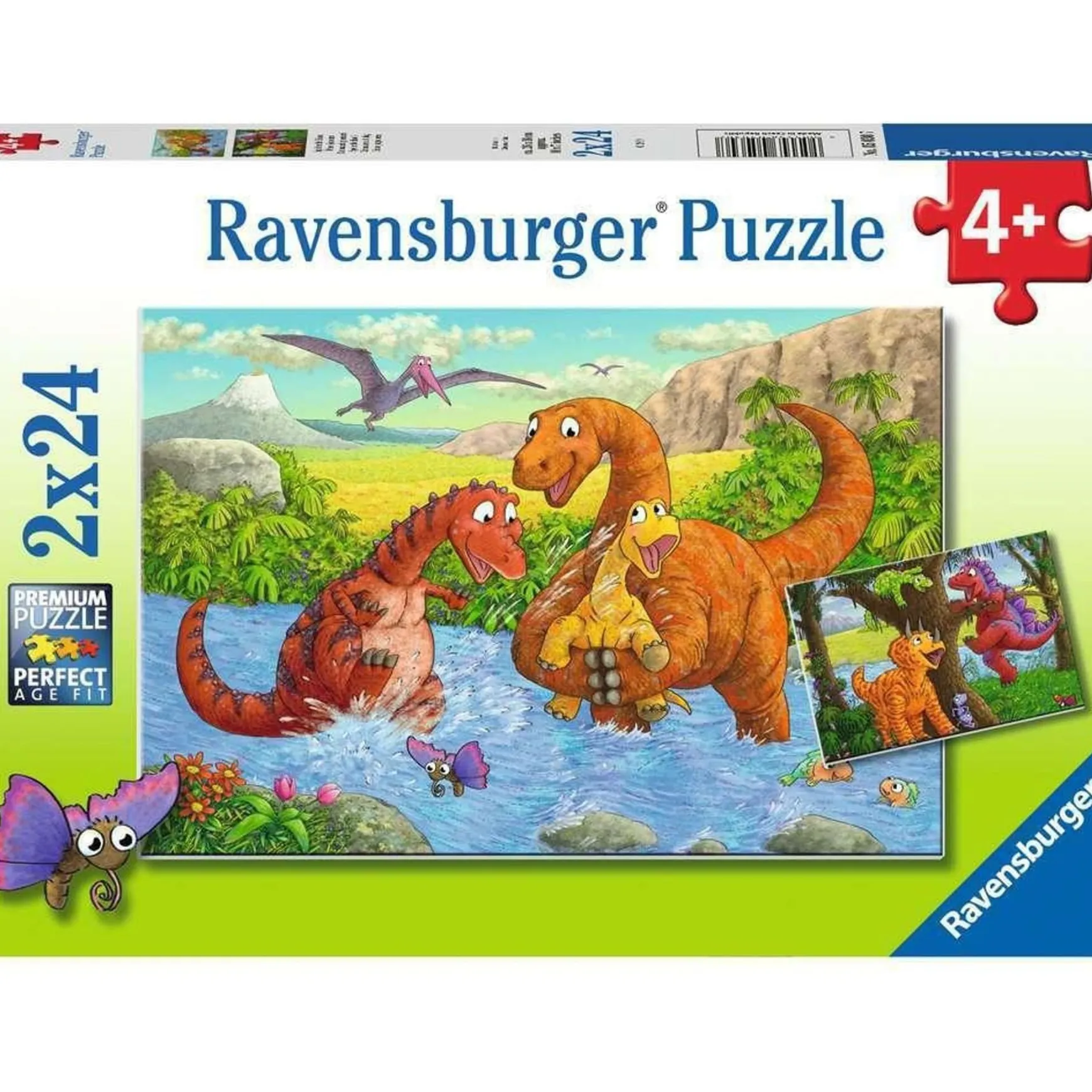 Ravensburger - Dinosaurs at play 2x24 Pieces