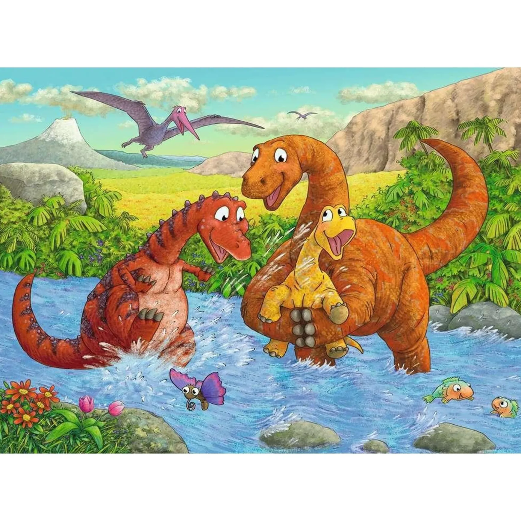 Ravensburger - Dinosaurs at play 2x24 Pieces