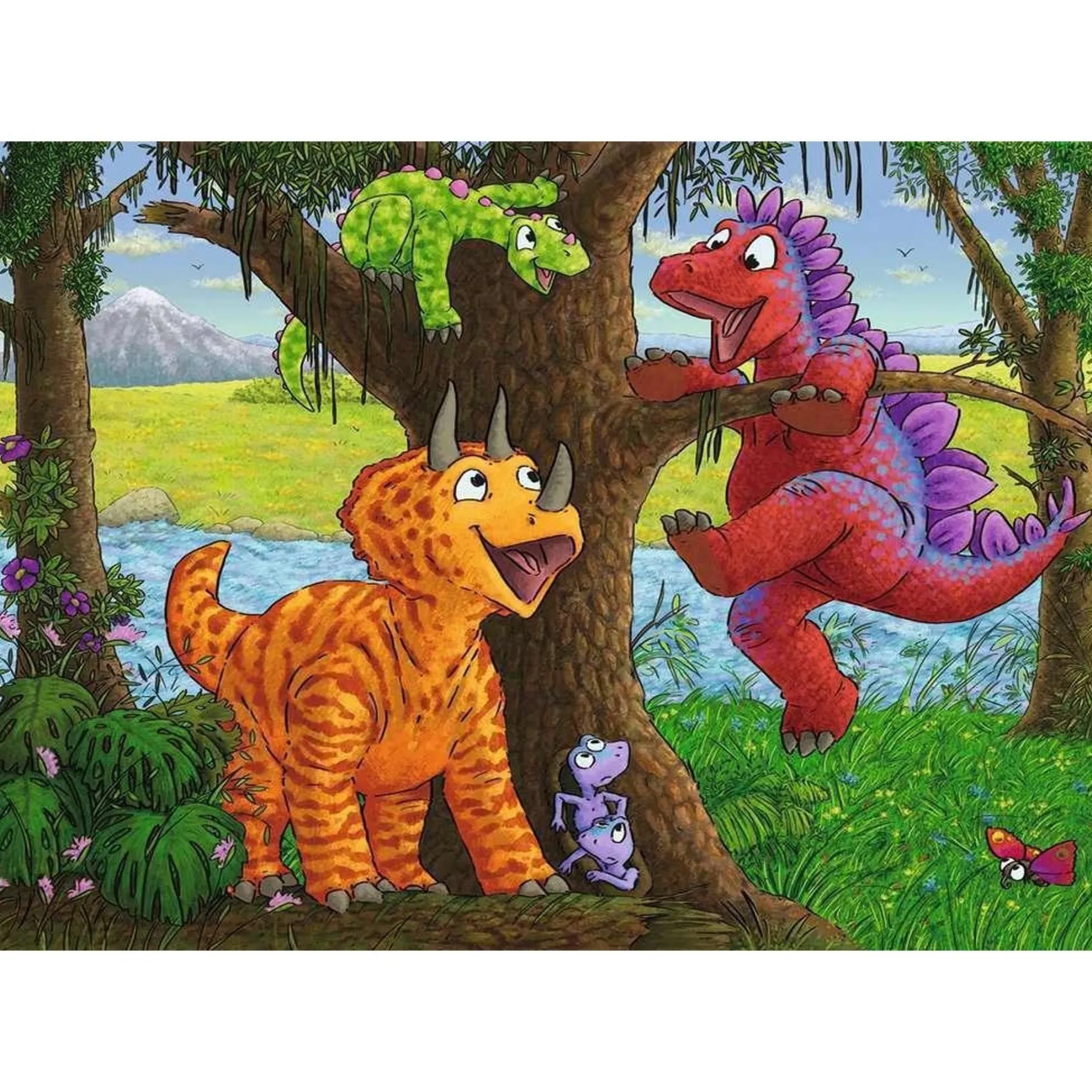 Ravensburger - Dinosaurs at play 2x24 Pieces