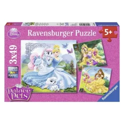 Ravensburger - Disney Belle Cinderella Rapunzel 3x49pc