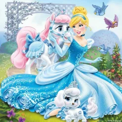Ravensburger - Disney Belle Cinderella Rapunzel 3x49pc