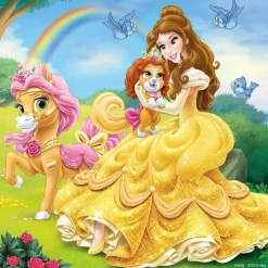 Ravensburger - Disney Belle Cinderella Rapunzel 3x49pc